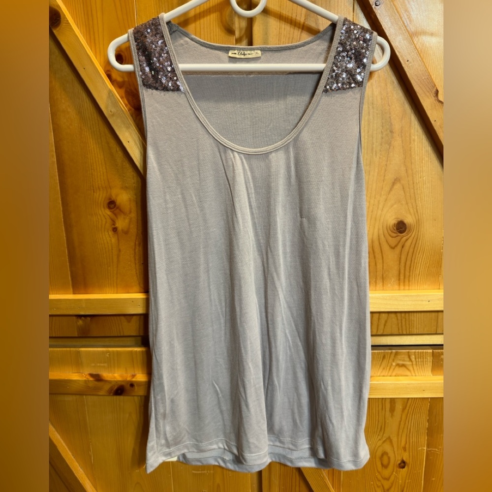 Women’s Cheekys Sequin Tank Top - Size XL